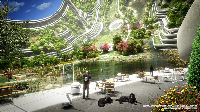 Concibe un hábitat «donde los humanos personalizan el espacio para el confort y la felicidad