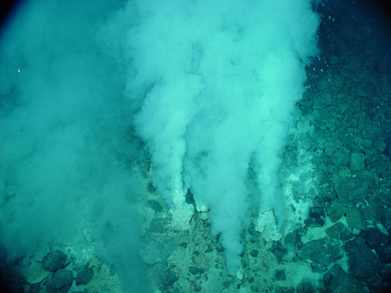 Champagne Vent—a hydrothermal vent spewing bubbles of carbon dioxide