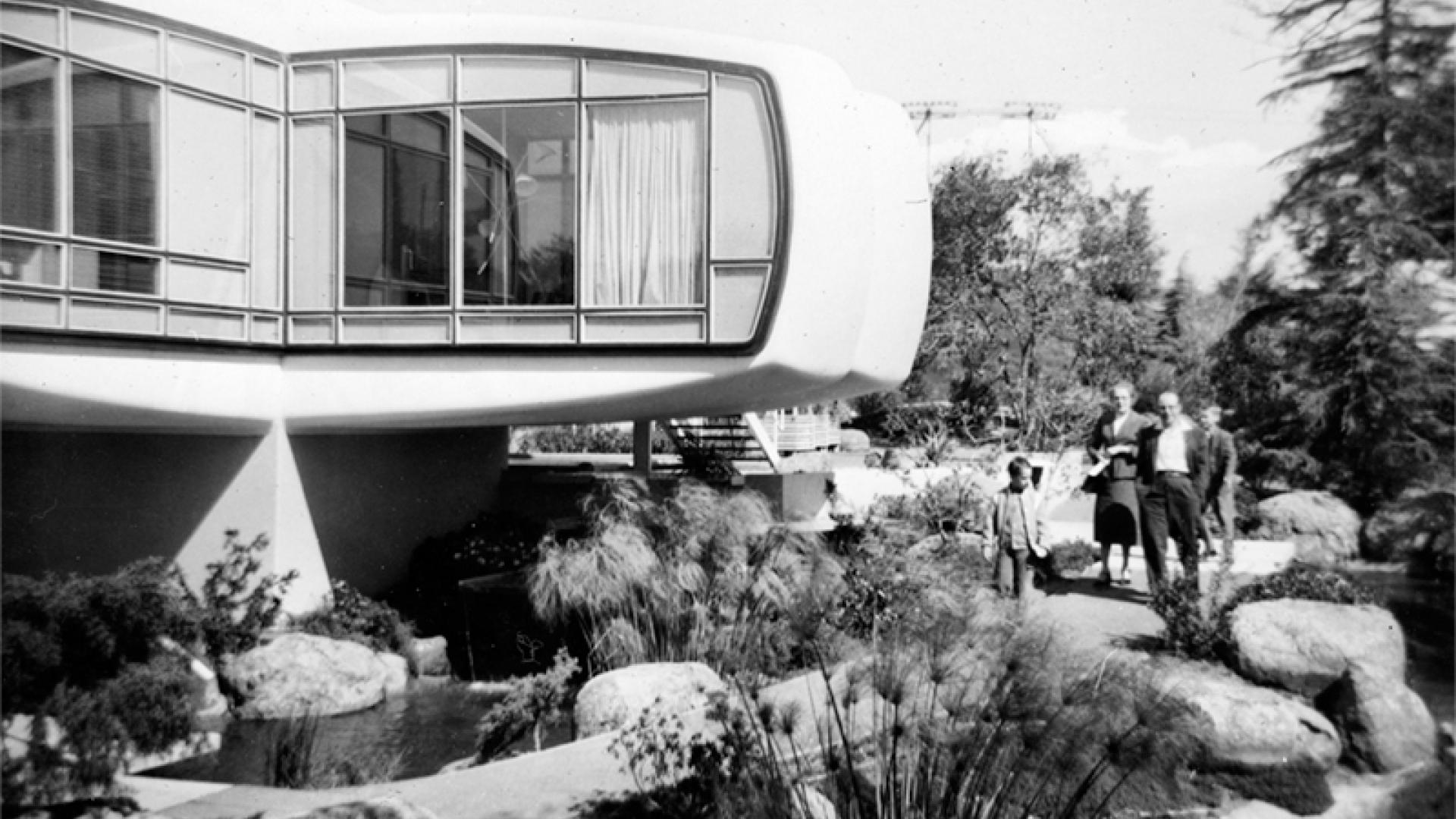 Monsanto’s futuristic plastic house in Disneyland’s Tomorrowland circa 1960